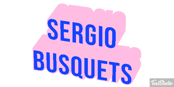 Sergio Busquets テキスト効果