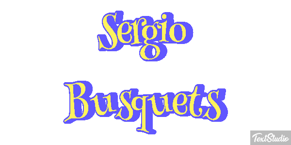Sergio Busquets テキスト効果