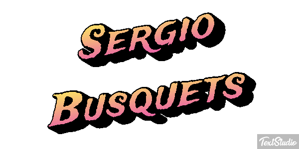Sergio Busquets テキスト効果