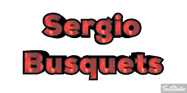 Sergio Busquets テキスト効果
