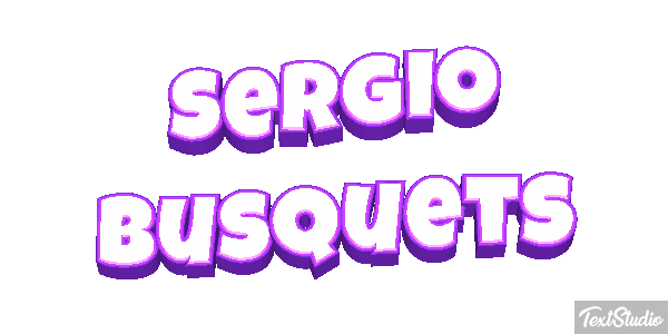 Sergio Busquets テキスト効果