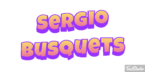 Sergio Busquets テキスト効果