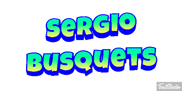 Sergio Busquets テキスト効果