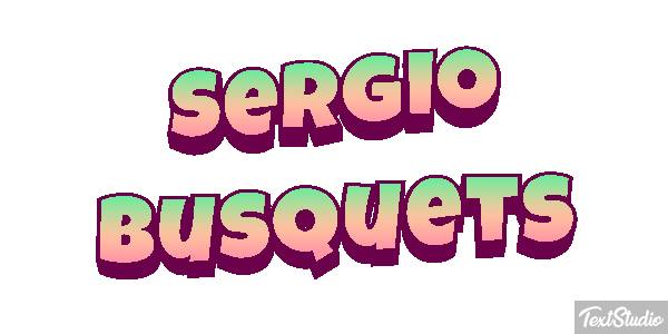Sergio Busquets テキスト効果