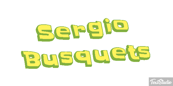 Sergio Busquets テキスト効果