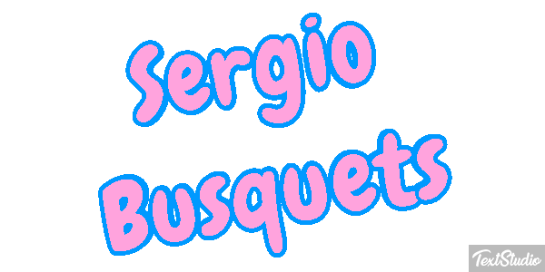 Sergio Busquets テキスト効果