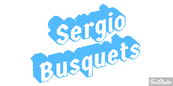 Sergio Busquets テキスト効果