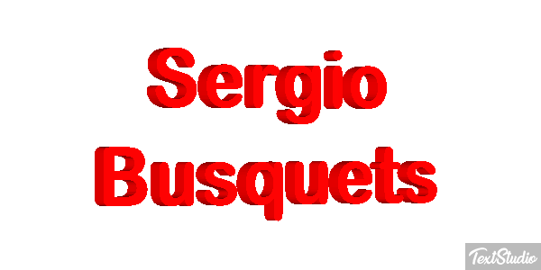 Sergio Busquets テキスト効果