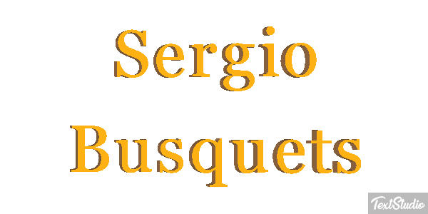Sergio Busquets テキスト効果