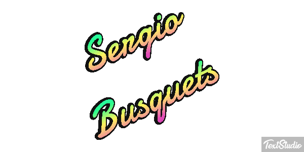 Sergio Busquets テキスト効果