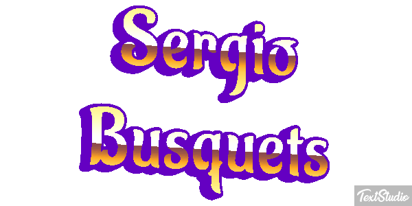 Sergio Busquets テキスト効果