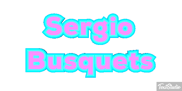 Sergio Busquets テキスト効果