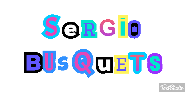 Sergio Busquets テキスト効果