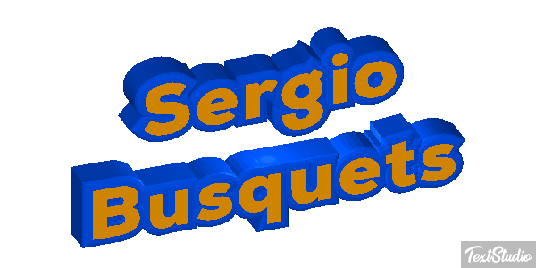 Sergio Busquets テキスト効果