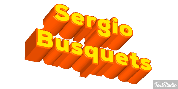 Sergio Busquets テキスト効果