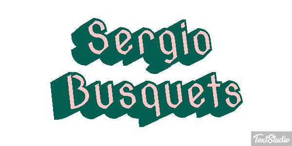 Sergio Busquets テキスト効果