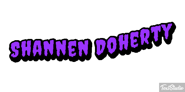 Shannen Doherty Efeito do texto