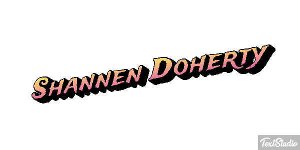 Shannen Doherty Efeito do texto