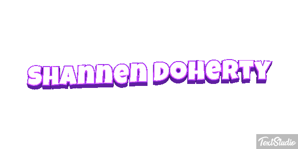 Shannen Doherty Efeito do texto