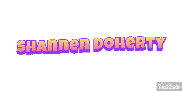 Shannen Doherty Efeito do texto