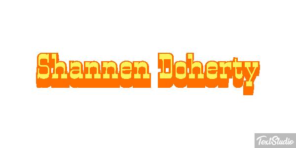 Shannen Doherty Efeito do texto