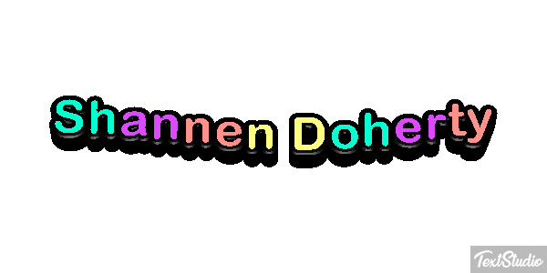 Shannen Doherty Efeito do texto