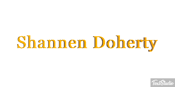 Shannen Doherty Efeito do texto