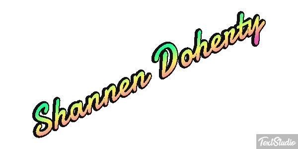 Shannen Doherty Efeito do texto