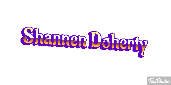 Shannen Doherty Efeito do texto