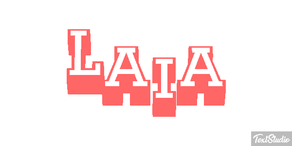 Laia Efecto de texto