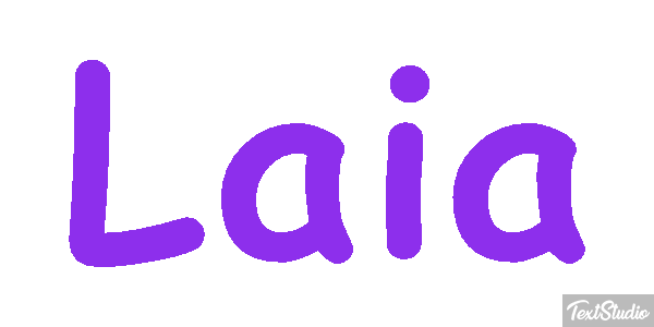 Laia Efecto de texto