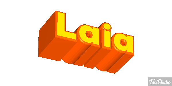 Laia Efecto de texto