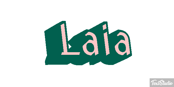 Laia Efecto de texto
