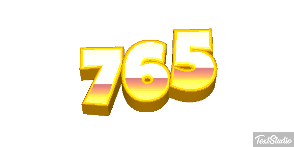 765 Metin efekti