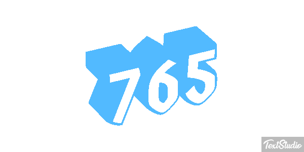 765 Metin efekti