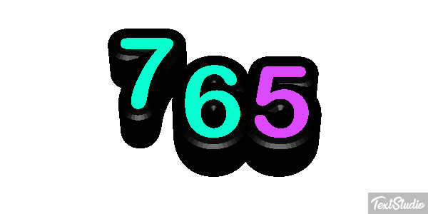 765 Metin efekti