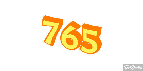 765 Metin efekti