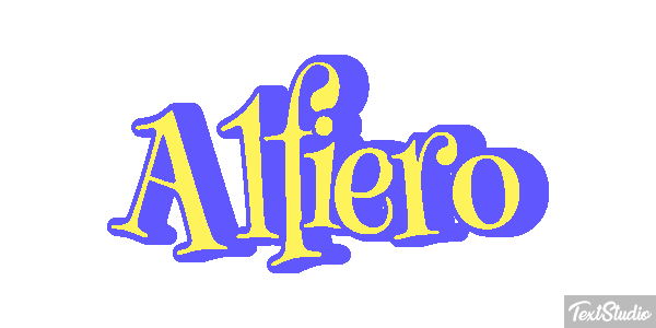 Alfiero Effetto testo