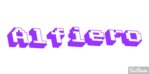 Alfiero Effetto testo
