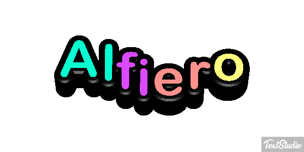 Alfiero Effetto testo