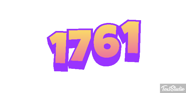 1761 テキスト効果