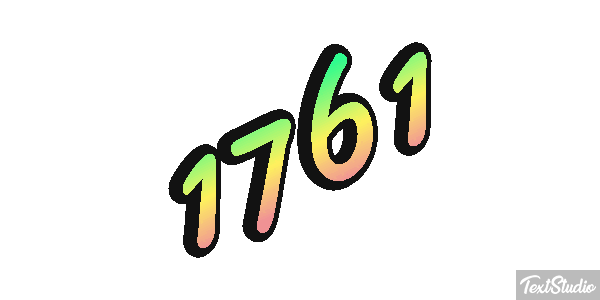 1761 テキスト効果