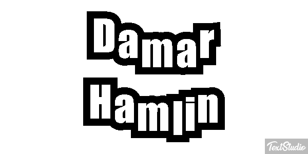 Damar Hamlin Efecto de texto