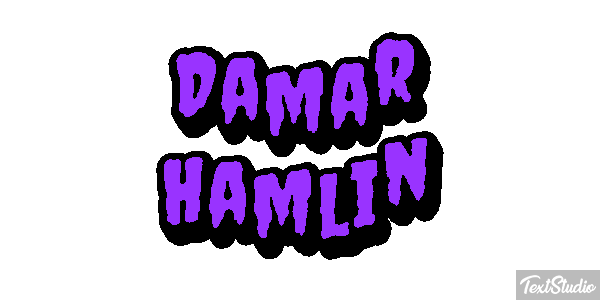 Damar Hamlin Efecto de texto