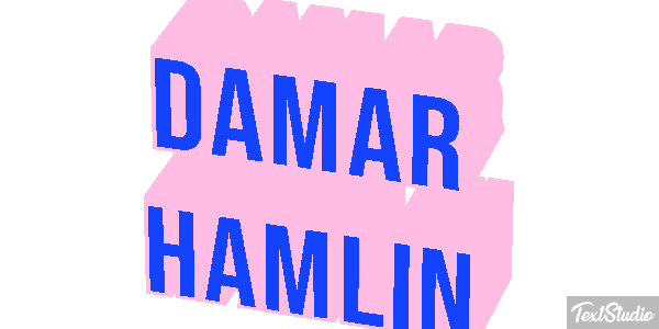 Damar Hamlin Efecto de texto