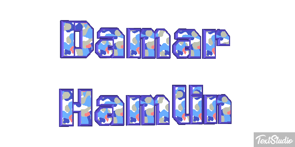 Damar Hamlin Efecto de texto