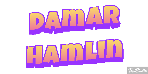 Damar Hamlin Efecto de texto