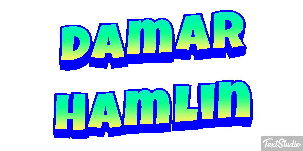 Damar Hamlin Efecto de texto