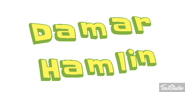 Damar Hamlin Efecto de texto