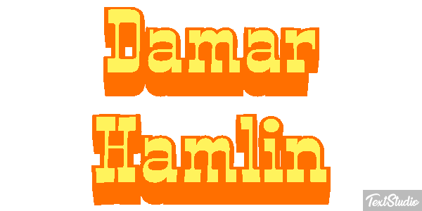 Damar Hamlin Efecto de texto